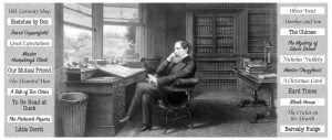 Charles Dickens in his study at Gad's Hill