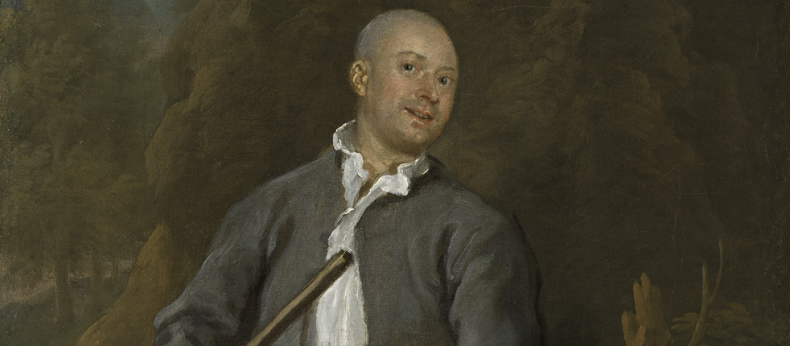 Extract of painting of James Figg by William Hogarth