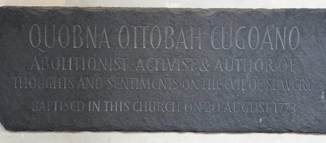 Ottabah Cuguano plaque, St. James's Piccadilly 2023