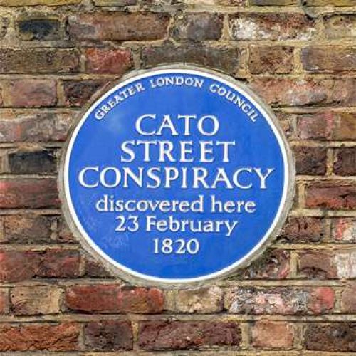 Talks and Walks, Cato Street plaque, June 2022 jpg